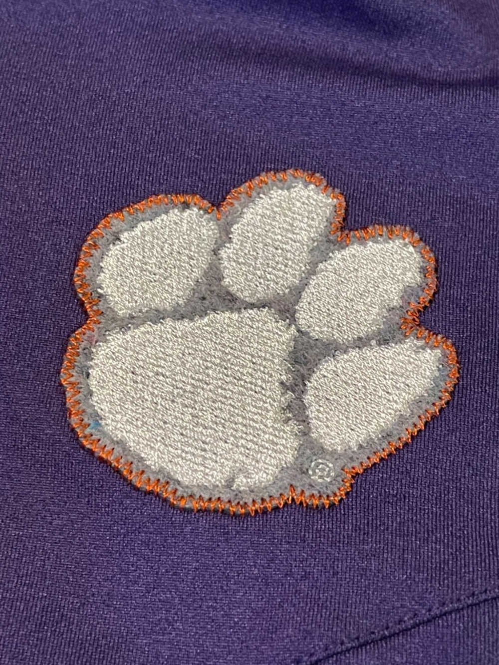 Nike Dri-FIT Clemson Football Team Issue Lightweight Hoodie Pullover XL - Picture 7 of 12